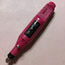 Manicure & Pedicure Nail Drill Tool Pink Silver