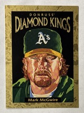 1996 Donruss Diamond Kings 08118/10000 Mark McGwire #DK-4 Ungraded