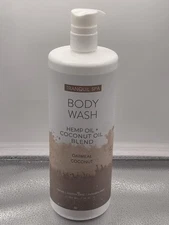 ) TRANQUIL SPA ~ Oatmeal + Coconut BODY WASH Gel with HYDRATING HEMP OIL