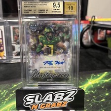 2023 Bowman University Best Bo Nix Masterpieces Auto /10 SSP SGC 10 Oregon Ducks