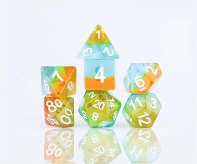 Sirius Dice - Celestial Ocean Dusk Polyhedral Würfel Set