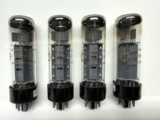 National Electronics EL 34 RFT Matched Quad Tubes NOS