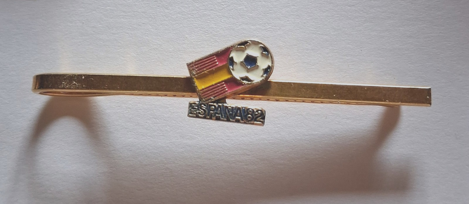 Fermacravatta originale in occasione del Mondiali di calcio /Spagna del 1982