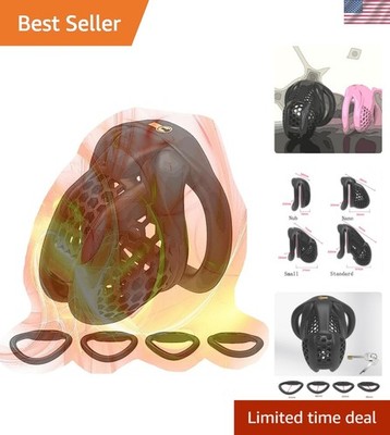 Mens Lightweight Honeycomb Protective Cage, Male Special Cage with 4 Sizes Ri...