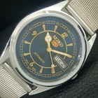 JAPAN VINTAGE REFURBISHED SEIKO 5 AUTOMATIC 6309A MENS BLUE DIAL WATCH a443355-1