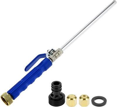 #ad High Pressure Power Washer Wand Water Hose Nozzle W 2 Spray Tips Adjustable $14.24