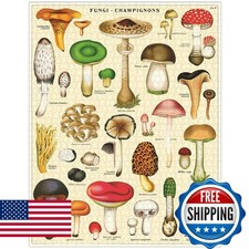 Cavallini  Co. 1000 Piece Vintage Puzzle, Mushrooms PZL/MUSH , Adult