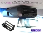 Nice Sun Visor Clip Mount For The Uniden Radar Detectors R1, R3, R4, DFR & More.