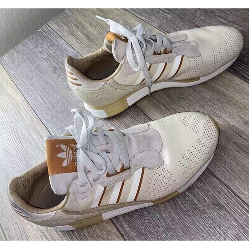 RARE ADIDAS ZX 800 Trainers Mens US Size 9 Beige Brown 048759 2007 Sneaker Shoes - Picture 2 of 10