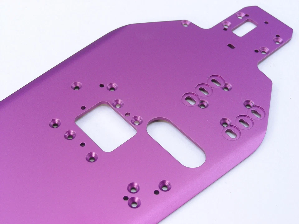 HPI Nitro RS4-3 Type SS RTR EVO 73913 2.5mm 6065 Purple Aluminum Chassis NEW NIP - Image 2 of 4