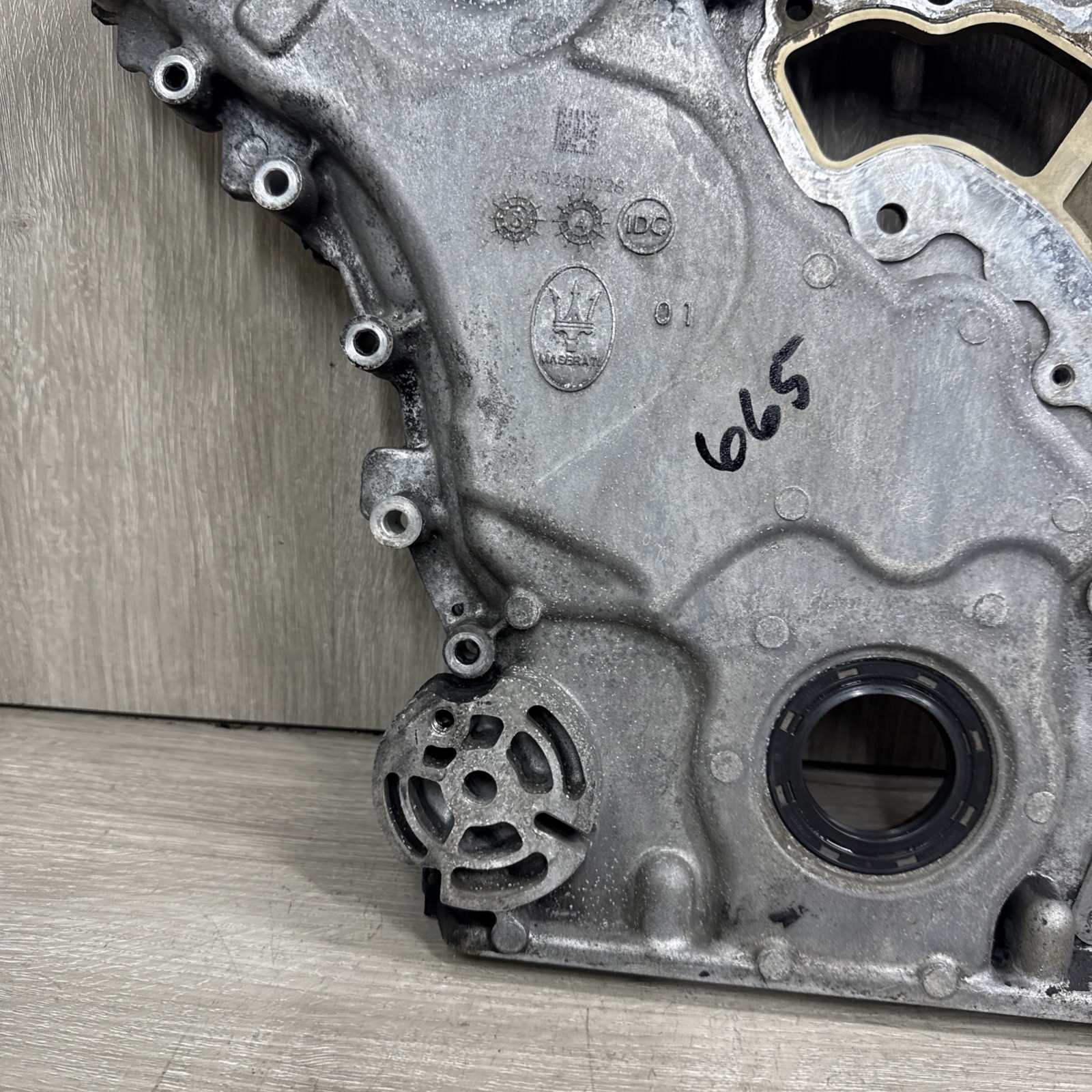 ✅ 2014-2017 MASERATI GHIBLI 3.0L V6 ENGINE MOTOR TIMING CHAIN COVER PLATE