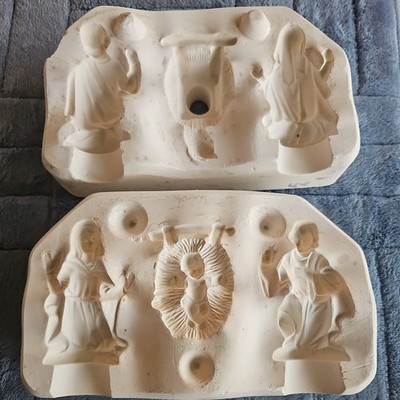 【美品レア】MOLDS asimocrafts tsuki_s_asi 槌目 VINTAGE SCIOTO 403 A SMALL NATIVITY SET CERAMIC SLIP CAST MOLD | eBay