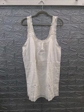 New SPELL Maiden Lace Mini Dress Antique White Sz L