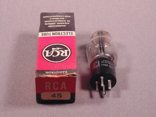 1 45 RCA HiFi Antique Radio Amplifier Vintage Type 45 Vacuum Tube NOS