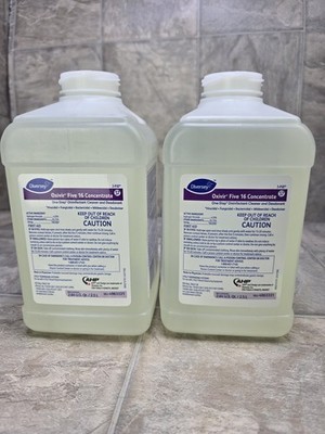 2x Diversey 4963331 Oxivir Five 16 Concentrate Disinfectant Exp 02/26/2028