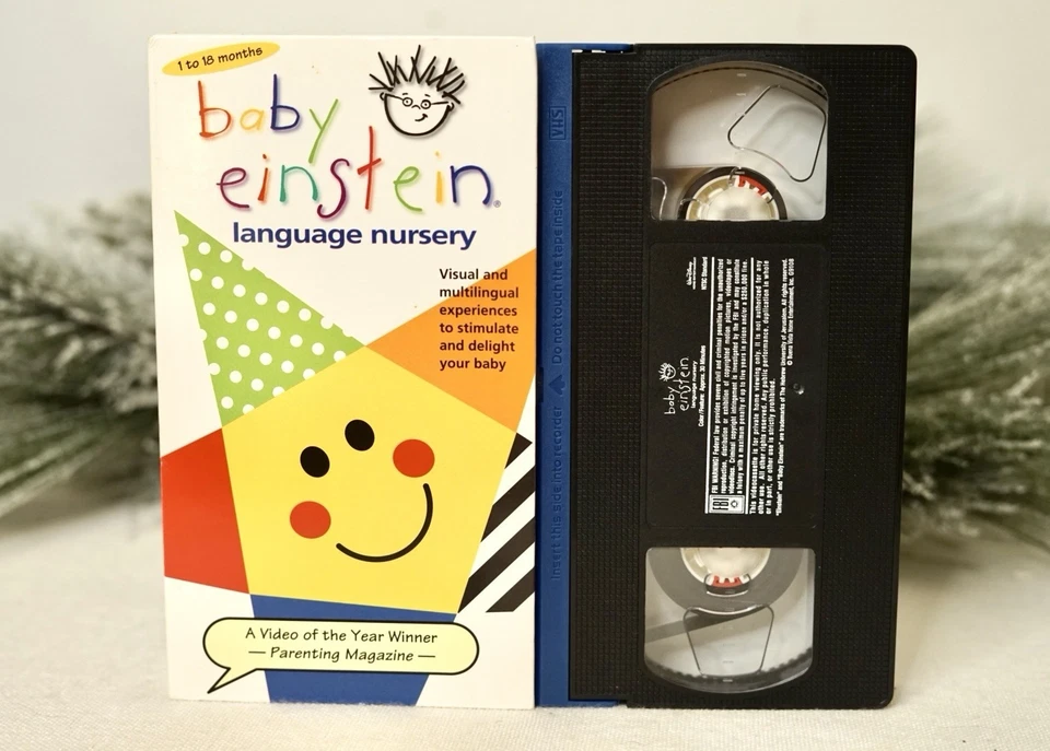 Baby Einstein: Language Nursery VHS Tape 2000 Ages 1-18 Months Educational Film - Image 4 of 4