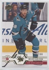 2019-20 Upper Deck UD Exclusives 96/100 Melker Karlsson #416 1b8