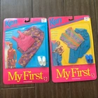 2 Vintage Mattel Barbie My First Fashions For KEN Doll #2944 3426 Retro Colorful