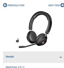 UF2040: CA Essential Bluetooth Headset HS2000BT Professional Wireless Headset...