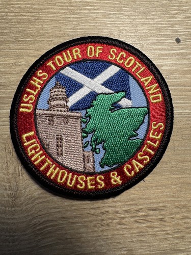 USLHS Tour of Scotland Lighthouses and Castles  Patch FREE SHIPPING