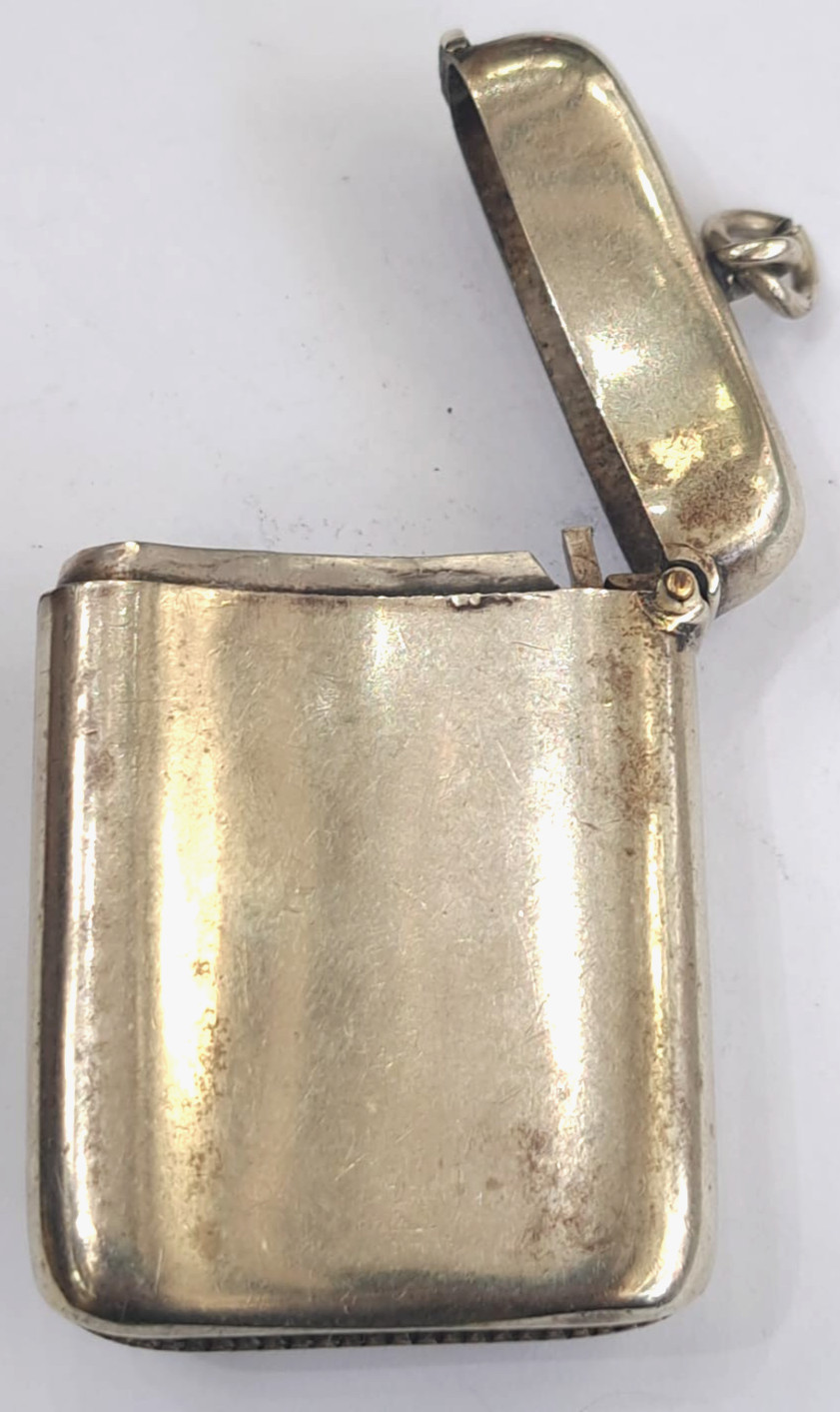Vintage EPNS Llandudno Vesta Case Englsh Match Safe image 5