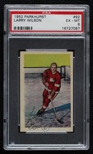 1952-53 Parkhurst Larry Wilson #92 PSA 6 0o5t