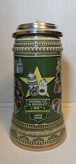 Limited Edition Schultz & Dooley 55th Anniversary Stein Utica Club
