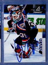 1997-98 Pinnacle * Hockey * Tommy Salo * Signed * Card #59