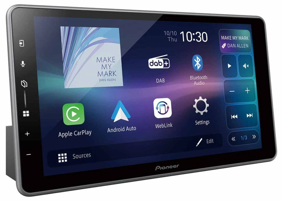 Pioneer Bluetooth USB DAB Lenkrad Autoradio für Toyota RAV-4 ab 2013 - Bild 2 von 4