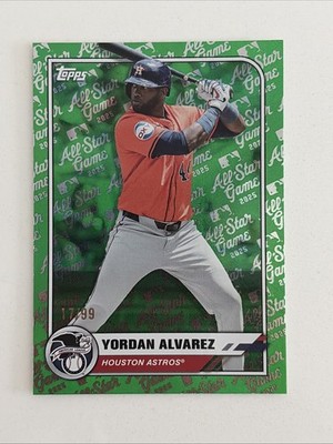2025 Topps All-Star Game - Yordan Alvarez #7 Green Foil /99