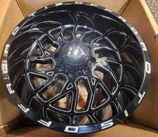 Qty 1 Tis 544bm Gloss Black With Milled Accents Wheel Rim 20x10 8x170 -20mm Qty 1 Tis 544bm Gloss Black With Milled Accents Wheel Rim 20x10 8x170 -20mm