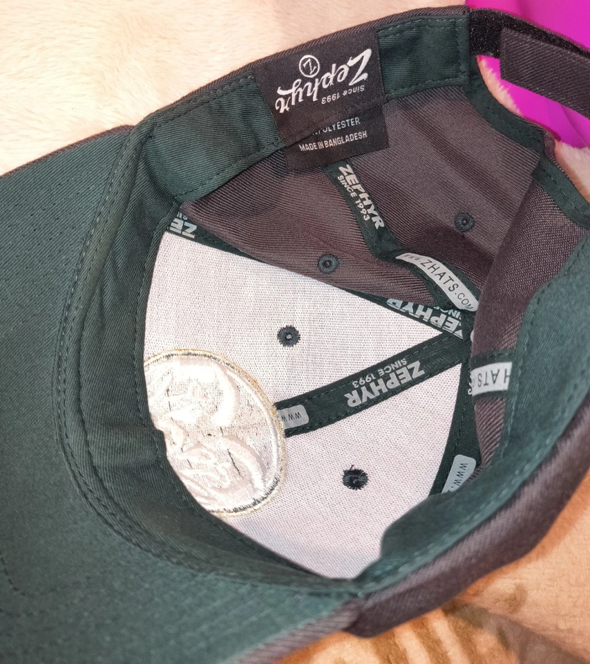 LN Men's O/S Zephyr Colorado RAMS/CSU Gray Embroidered Strapback Baseball Cap - Image 4 of 4