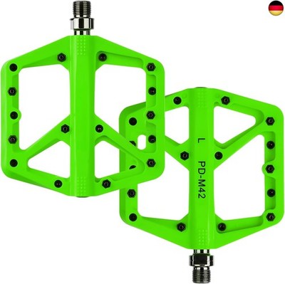 SYACHI Flat Pedale für MTB, rutschfeste Fahrradpedale Aus Nylonfaser Für R