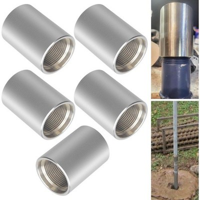 Buchse 1-1/4 NPT Well Point Kupplung 2,75 Zoll Länge verzinkter Stahl