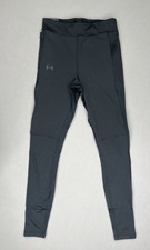  90 Under Armour Women's Qualifier Cold Tights - Black - Large - New With Tags