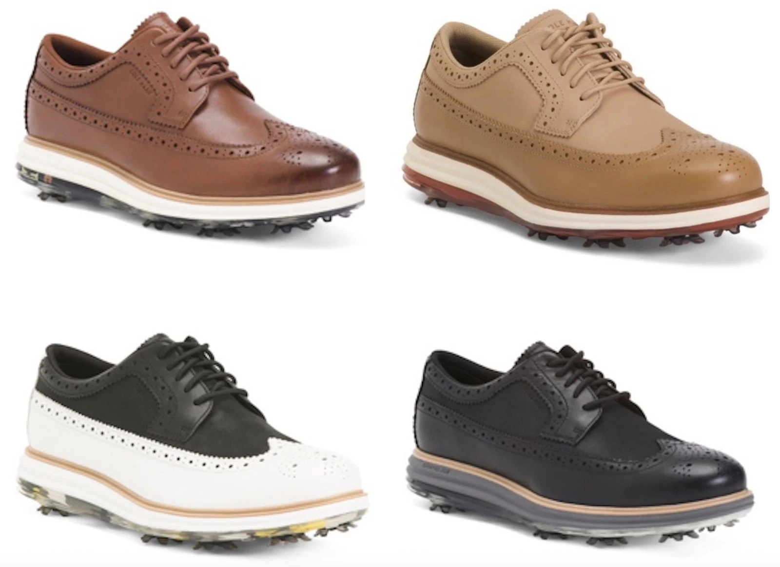 Cole Haan ZeroGrand Original Grand OG Tour Leather Wingtip WATERPROOF Golf Shoes
Opens in a new wind