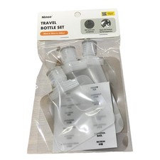 3 Pack Travel Portable Reffilable Pouches 30ml 50ml 100ml For Toiletries