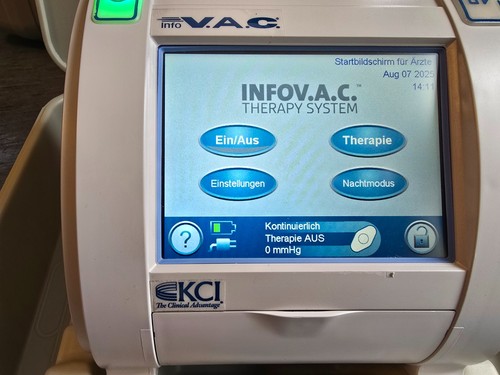 KCI INFOV.A.C. VAC Therapiesystem Wund Sauggerät Unterdruck Wundtherapie - Bild 2 von 11