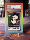 1997 Pocket Monsters Carddass Mew-Foil #151 PSA 1 LOW POP