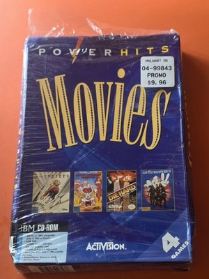 Power hits Movies IBM 3.5 Computer Game Rocketeer Die Hard Ghostbusters 2