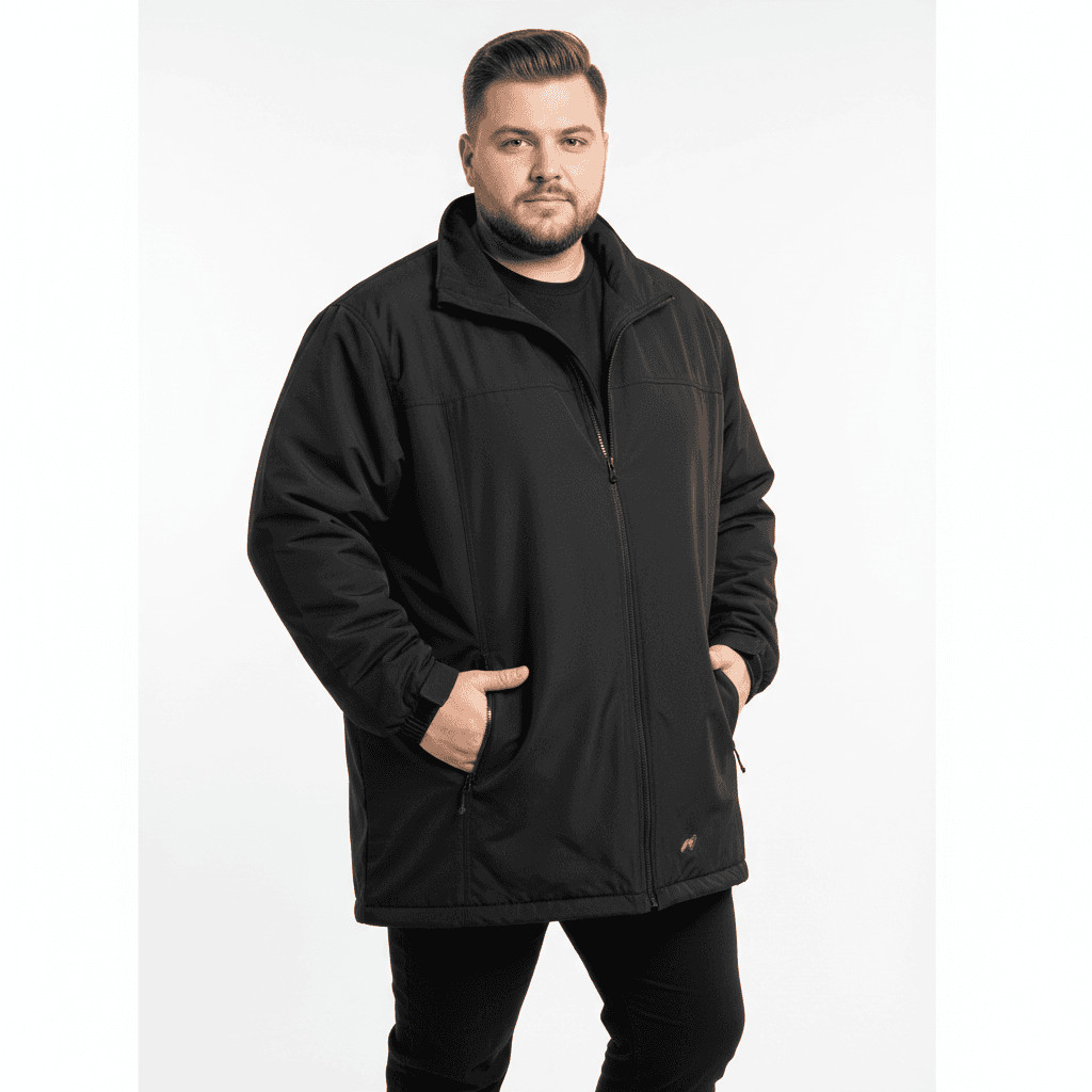 Giacca fitness, giacca casual, giacca sportiva taglie forti di BigTiger T 672-821