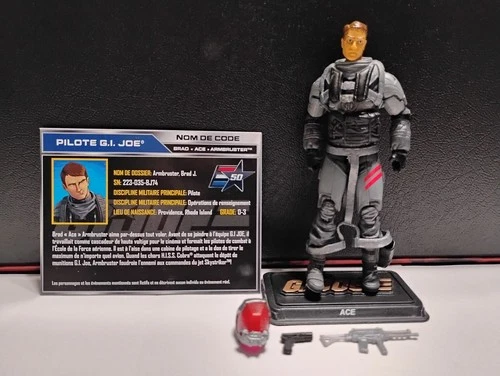 Gi Joe 2015 50th Ace v8 (silent strike set)- complete