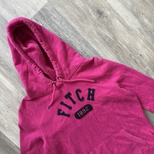 Abercrombie And Fitch Hoodie Women  s Large Hot Pink Y2K Vintage Hoodie A F Retro