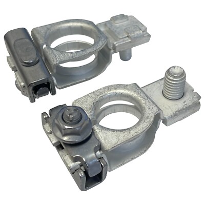 Replacement SAE DIN ISO Battery Post Terminals - Positive & Negative Connector