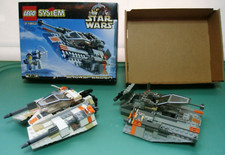 LEGO Snowspeeder Lot-Star Wars Sets-#7130 & #4500-White & Grey Snowspeeders-Rare