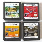 Lot of 4 Nintendo DS Games Mario Party, Cars, Monster Jam, & Chicken Shoot