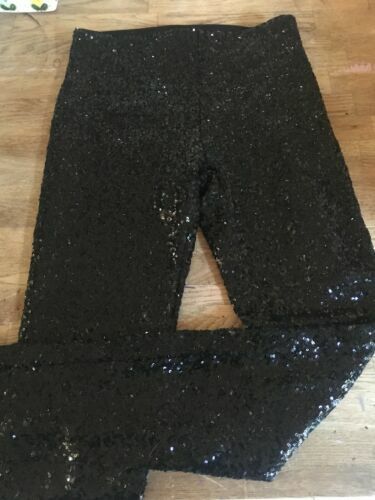 Legging Brillant Destroy 'Leather' Noir - Simili Cuir, Bootcut, Taille Unique - Neuf Avec étiquettes