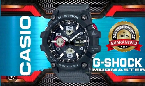 Casio G-shock GSG-100-1A8DR Master of G Series MUDMASTER Solar Gray Band.