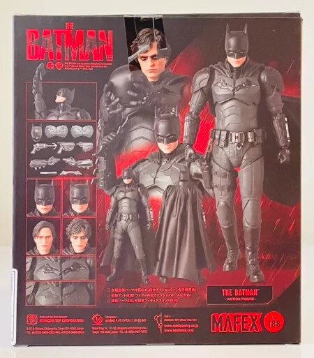 マフェックス No.188  mafex THE BATMAN メディコムトイ The Batman (2022) MAFEX No. 188 Figure | BigBadToyStore
