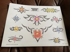 Vintage Tattoo flash art sheet tattoo seen Da Bronx lot 72 